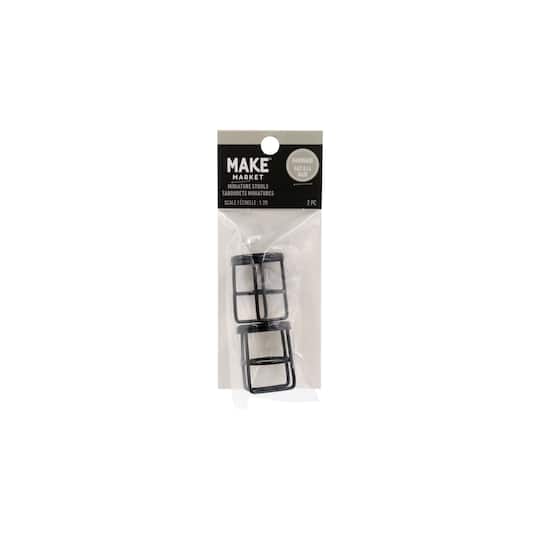 Miniature Black Stools, 2ct. by Make Market®